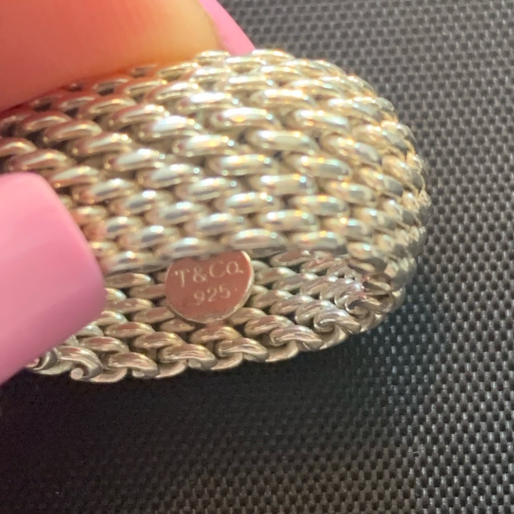 Tiffany & Co. Silver Woven Ring